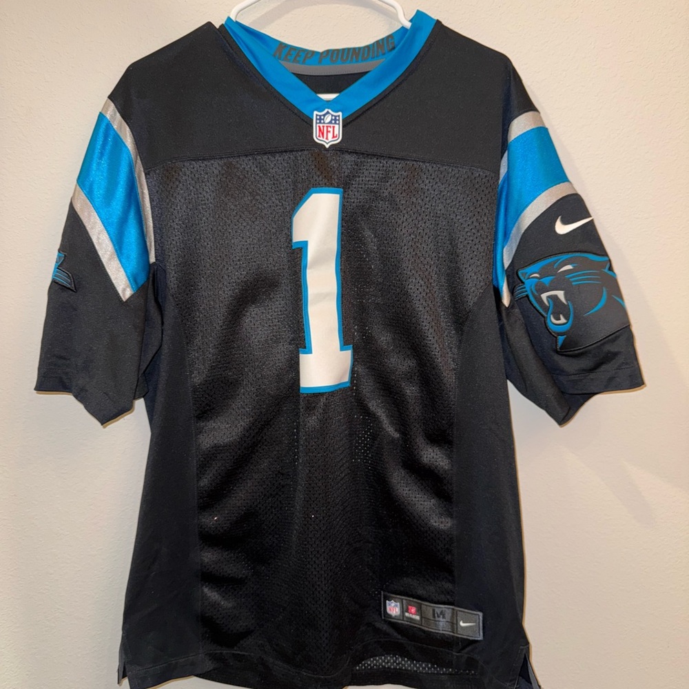 NFL On Field Cam Newton Panthers Jersey